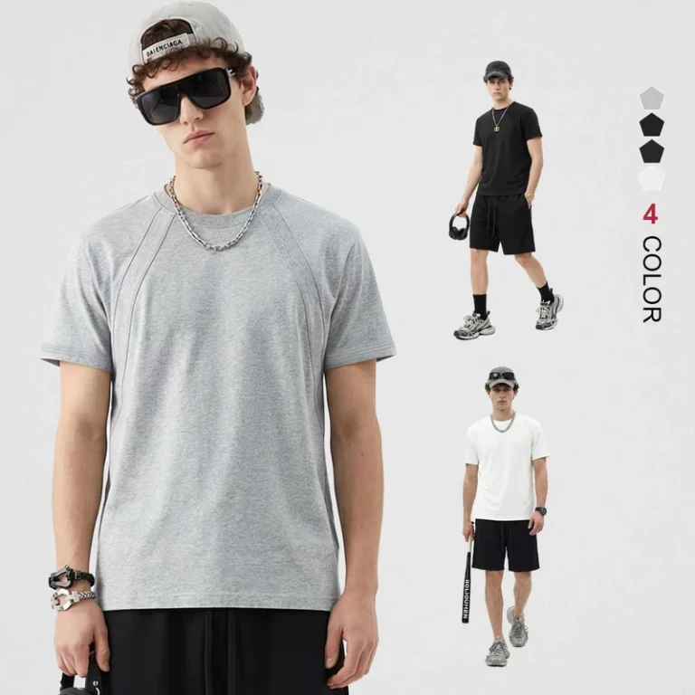 Mens-Crewneck-Lyocell-Casual-T-Shirts-Quick-Dry-Custom-Logo-Design-Oversized-Unisex-Style