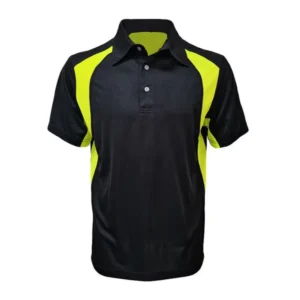 Men’s Custom High Visibility Short Sleeve Summer T Shirt Reflective Safety Polo for Construction Workers