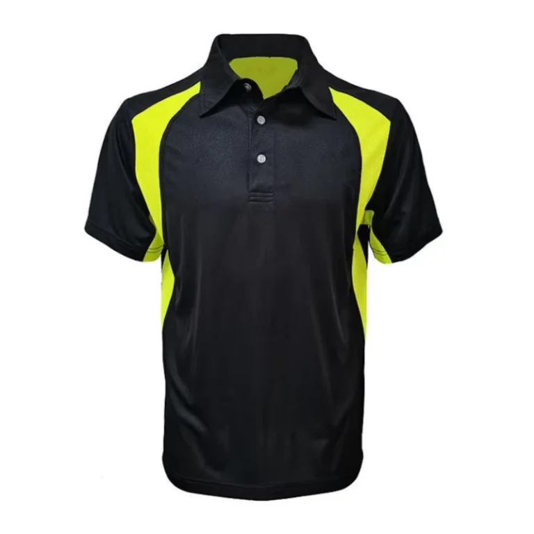 Mens-Custom-High-Visibility-Short-Sleeve-Summer-T-Shirt-Reflective-Safety-Polo-for-Construction-Workers