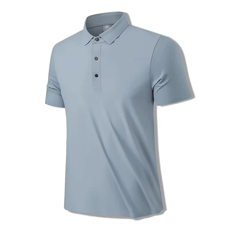 Mens-Custom-Short-Sleeve-for-Polo-Shirt-Anti-Wrinkle-Cotton-Knitted-T-Shirt-with-Printed-Pattern