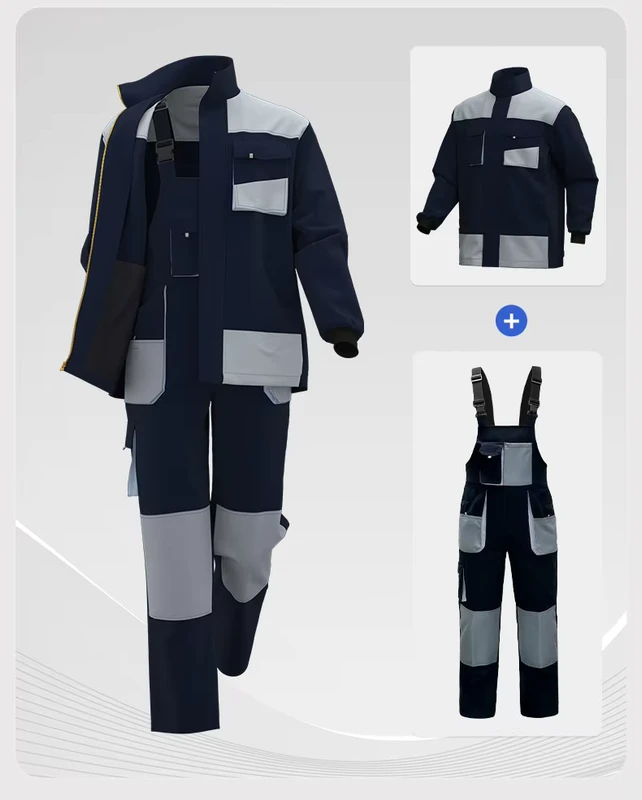 Men's Customizable Reflective Workwear Coverall Construction Suit for Electricians