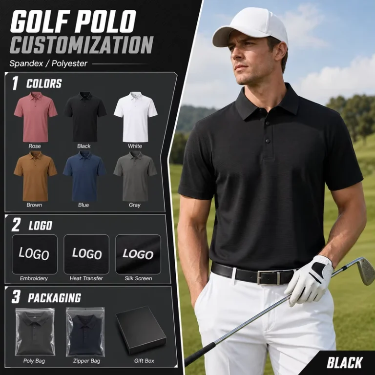 Mens-Dry-Fit-Polyester-Spandex-Golf-Shirts-Moisture-Wicking-Short-Sleeve-Breathable-Logo-Embroidery-Custom-Polo-Shirt-1
