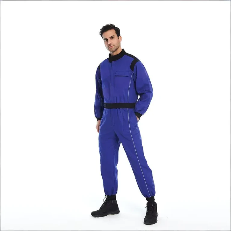 Mens-Elastic-Waist-Mechanic-Coverall-Multi-Pocket-Reflective-Work-Jumpsuit-for-Auto-Repair-Racing-Industrial-Maintenance