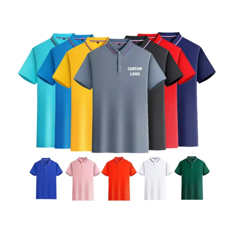 Mens-Embroidered-Polo-Shirt-Outdoor-Sports-Workwear