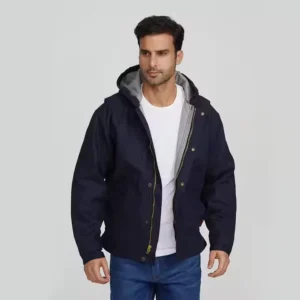 Men’s FR Duck Coat CAT3 Flame Resistant Insulated Zipper & Snap FR Jacket