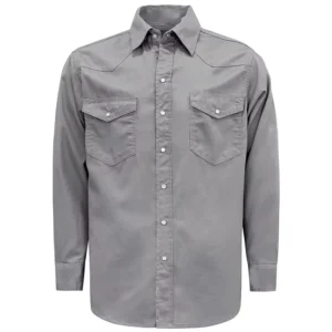 Men’s FR Flame Resistant Work Shirt Dual Style Industrial Safety Uniform Western Style Classic Fire Resistant Shirt Custom Logo