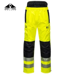 Men’s FR Hi Vis Safety Pants Flame Resistant with Reflective Tape for High Visibility in Hazardous Work Environments
