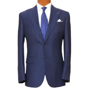 Men’s Formal Business Plaid Wedding Suit Double Breasted Woolen Fabric Plus Size for Fashion Boutique