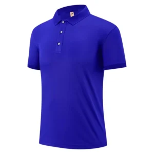 Men’s Formal Shirt Elegant Short Sleeve T Shirt 100% Polyester Velour Fabric Anti Wrinkle Print Design