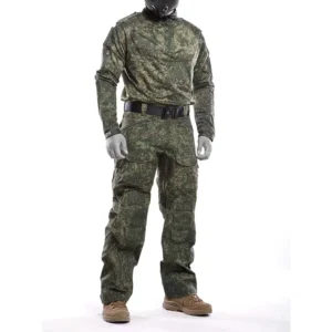 Men’s Green Blue Black Combat Tactical Russian Gorka Desert Camouflage Uniform Set