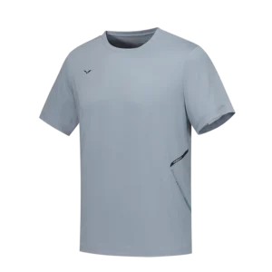 Men’s Half Sleeved Basic Style T Shirt Solid Color Round Neck Knitted Upper Garment with Casual Silk Screen Printing