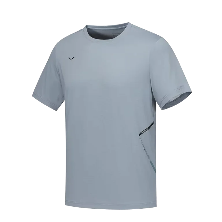 Mens-Half-Sleeved-Basic-Style-T-Shirt-Solid-Color-Round-Neck-Knitted-Upper-Garment-with-Casual-Silk-Screen-Printing