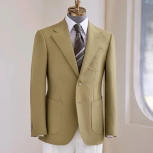 Men’s Haute Couture Bespoke Plus Size Wedding Suit 100% Wool 120 150 ‘Super British Fabric’ Single Breasted Design High Quality