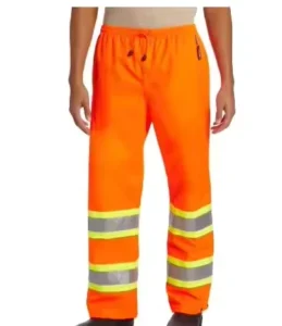 Men’s Heavy Duty Polyester Cotton Work Trousers Hi Vis Winter Workwear Pants Reflective Safety Clothing for Workshop Custom Vest