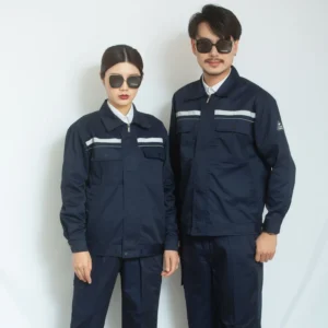 Men’s Hi Vis Construction Workwear Jacket Overalls Industrial Safety Reflective Shirt in Assorted Colors Anti-Static Feature