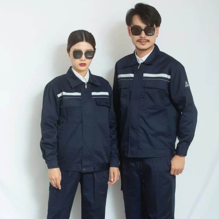 Mens-Hi-Vis-Construction-Workwear-Jacket-Overalls-Industrial-Safety-Reflective-Shirt-in-Assorted-Colors-Anti-Static-Feature