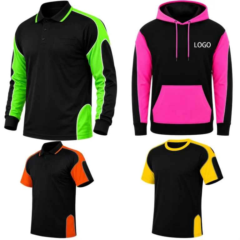 Mens-Hi-Vis-Long-Sleeve-Work-Polo-Shirt-Customized-Quick-Dry-Safety-Construction-Fluorescent-High-Visibility-Workwear-Shirt