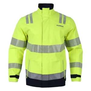 Men’s Hi Vis Safety Work Uniform Reflective Jacket Pants Set Construction Site Workwear