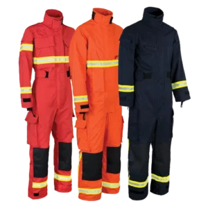Men’s Hi Vis Waterproof Breathable Comfortable Safety Reflective Protective Coverall Level C Protection for Construction Workers