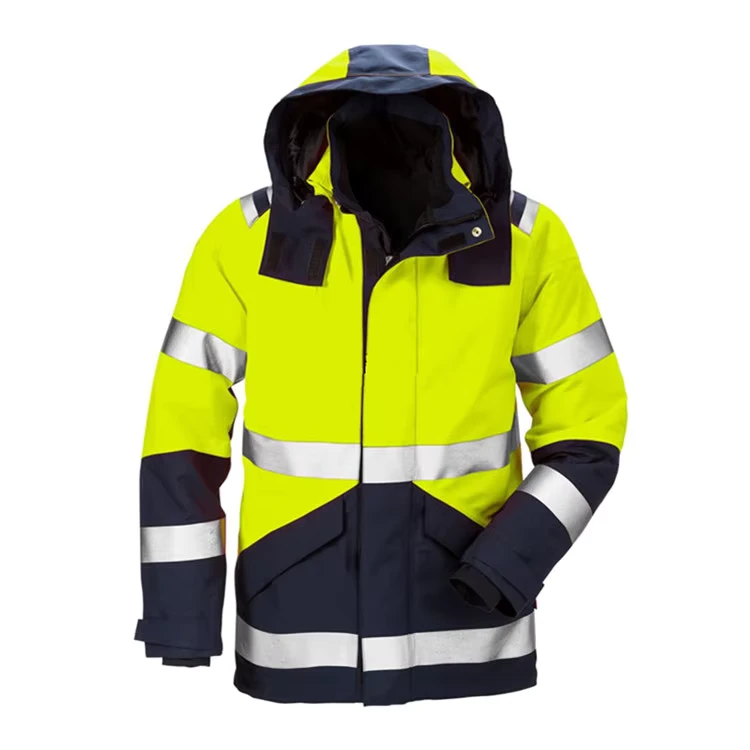 Men's Hi Vis Waterproof Reflective Jacket