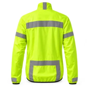 Mens Hi Vis Winter Reflective Workwear Jacket with Softshell High Visibility Yellow Security Construction Engineers Outwear