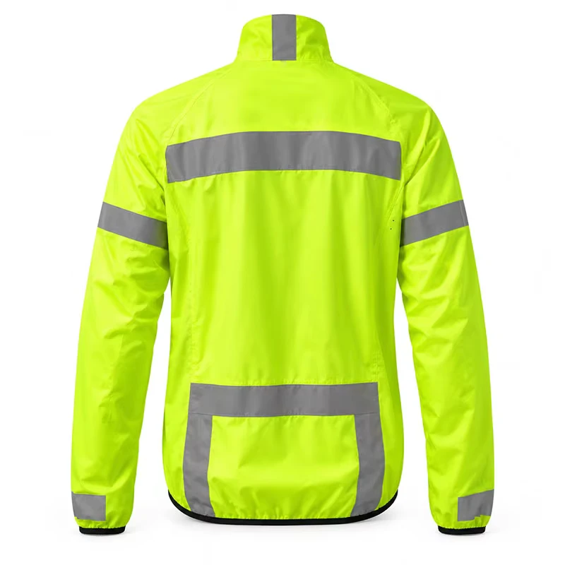 Mens Hi Vis Winter Reflective Workwear Jacket with Softshell High Visibility Yellow Security Construction Engineers Outwear