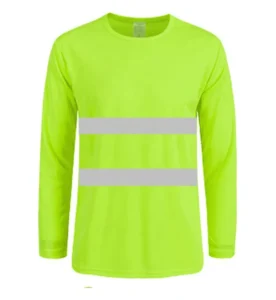 Men’s Hi Vis Worker Safety Mechanic Welding Quick Dry Printing Work Shirt