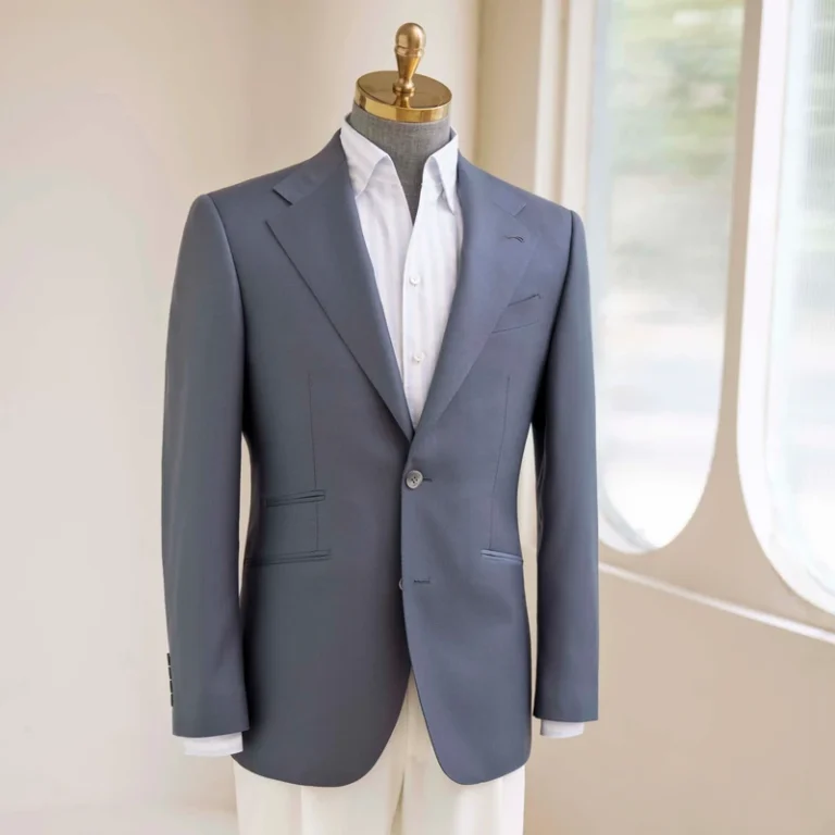 Mens-High-Quality-100-Wool-Haute-Couture-Bespoke-Wedding-Suit-Super-British-Fabric-Single-Breasted-Blazers-120-150-Pant