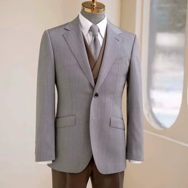 Mens-High-Quality-Bespoke-Wedding-Suit-100-Wool-Super-British-Fabric-Single-Breasted-Haute-Couture-Design-for-Plus-Sizes-Men