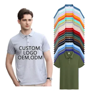 Men’s High Quality Casual Business Shirt 100% Polyester Knitted Turn Down Collar Customizable Animal Design Breathable 6XL Solid