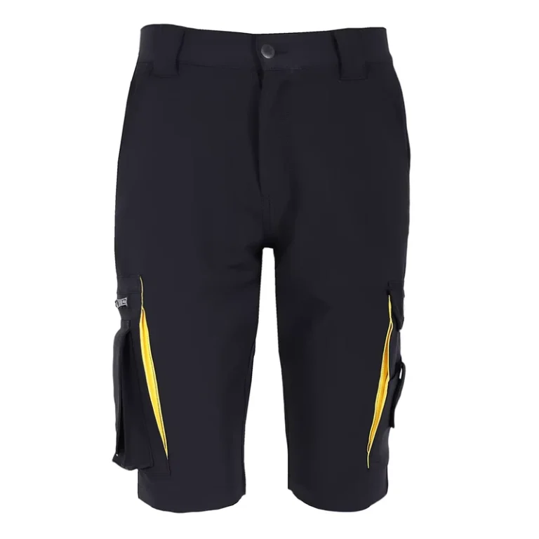 Mens-High-Quality-Mining-Work-Short-Pants-Polyester-Spandex-Fabric-Multi-Pocket-Safety-Protective-Quick