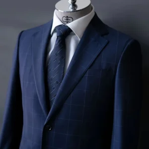 Men’s High Quality Two-Piece Business Suit Custom Slim Fit Jacket Pants Button Closure Classic Style Wedding Casual Occasions