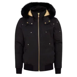 Men’s High Quality Winter Down Coat Hooded Down Jacket Male Fox Fur Trim Bomber Jacket