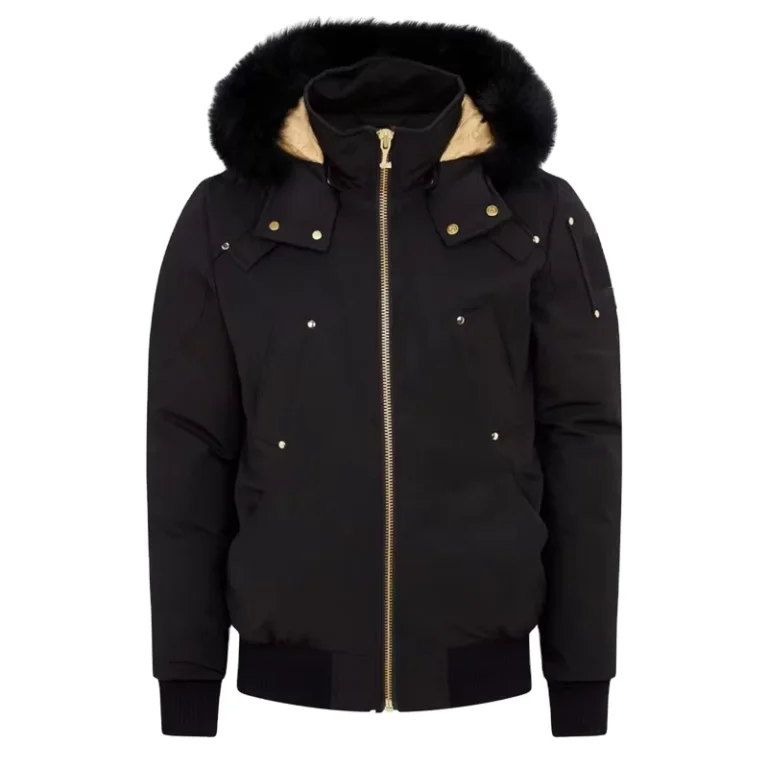 Mens-High-Quality-Winter-Down-Coat-Hooded-Down-Jacket-Male-Fox-Fur-Trim-Bomber-Jacket