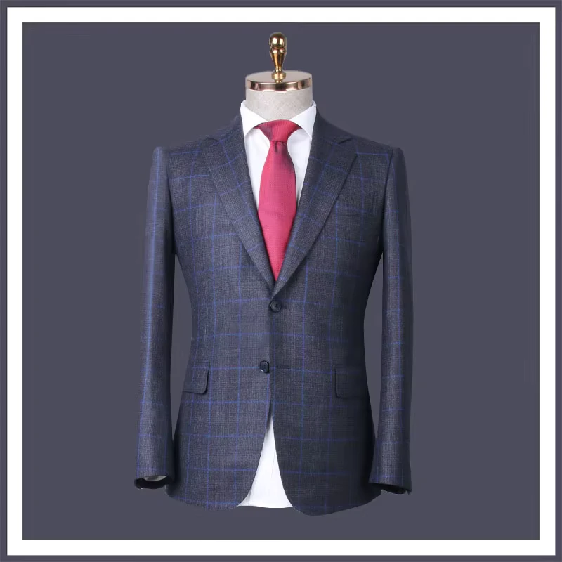 Men's High Quality Woolen Two-Piece Suit Custom Business Suit Office Wedding Single Breasted Casual Style XL Size