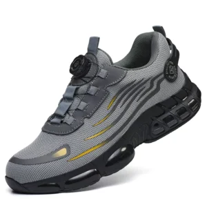 Men’s High-Top Steel Toe Safety Shoes Anti-Smashing Anti-Puncture Breathable TPU Upper Labor Shoes