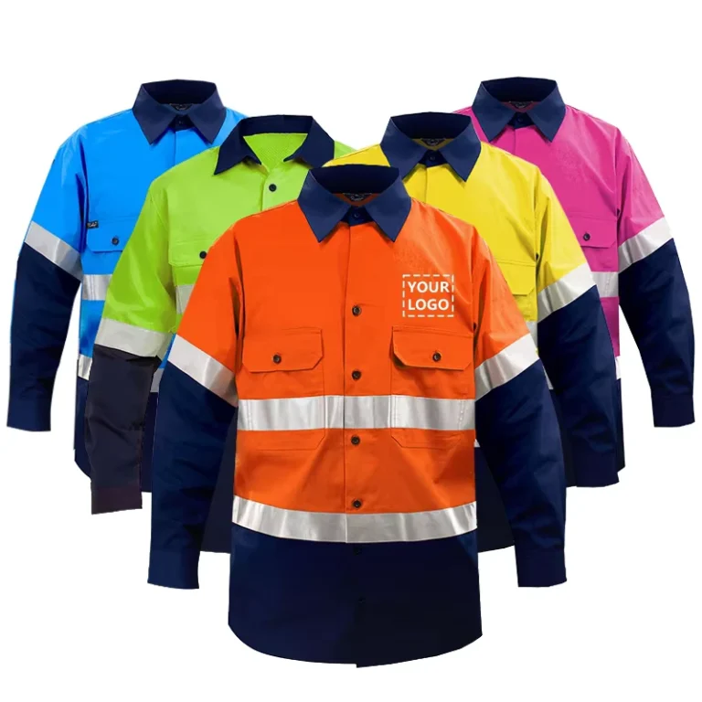 Mens-High-Visibility-Breathable-Custom-Logo-Reflective-Cotton-Work-Shirts-for-Mining-Construction
