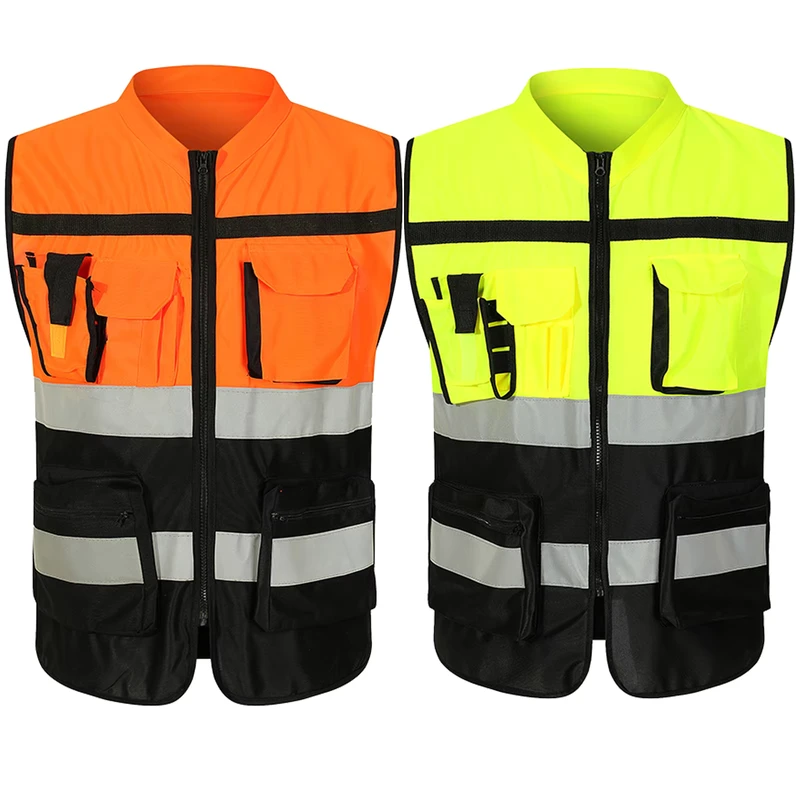 Men's High Visibility Reflective Safety Vest