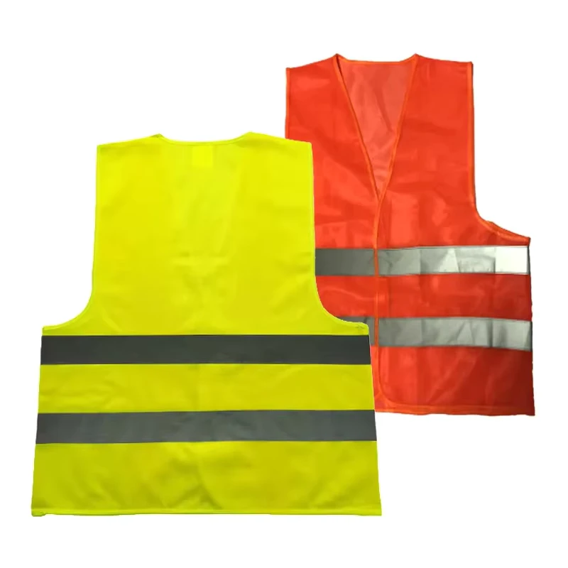 Men's High Visibility Reflective Safety Workwear Vest