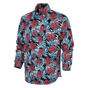 Men’s High quality Flame-retardant Work Shirt Waterproof Printed Plaid Pattern Conforming to NFPA2112 CAT2 Standard