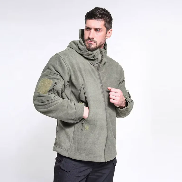 Mens-Hooded-Zip-up-Heavy-Winter-Fleece-Jacket-Warm-Jacket-Windproof-Outdoor-Sports-Microfleece-Polar-Coral-Fleece-Jacket