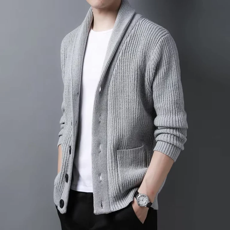 Mens-Large-Size-Business-Casual-Long-Sleeve-Collared-Knit-Sweater