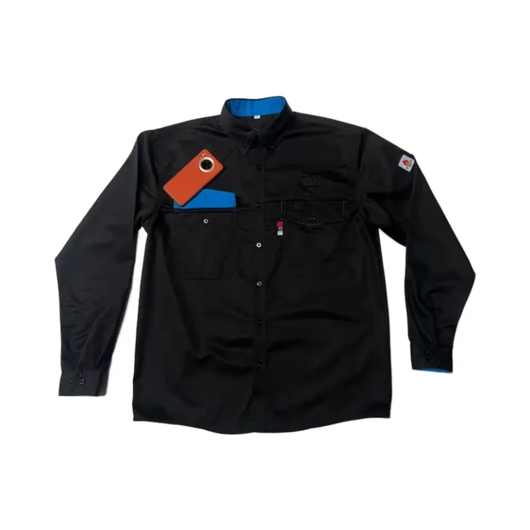 Mens-Lightweight-NFPA-FR-Button-General-Cotton-Workshirt-Flame-Resistant-and-Anti-Static-Protective-Workwear-for-Welding