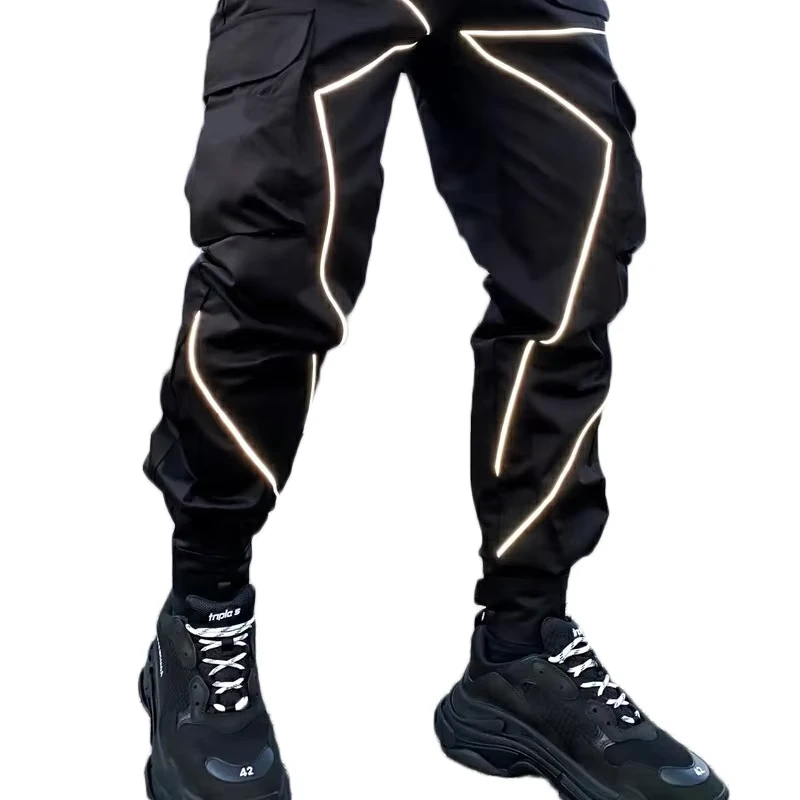 Men's Lightweight Tactical Cargo Track Pants, Plus Size