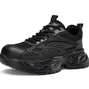 Men’s Lightweight Toe Work Shoes Sports Style Anti Slip and Puncture Proof Mesh Insole Safety Shoes