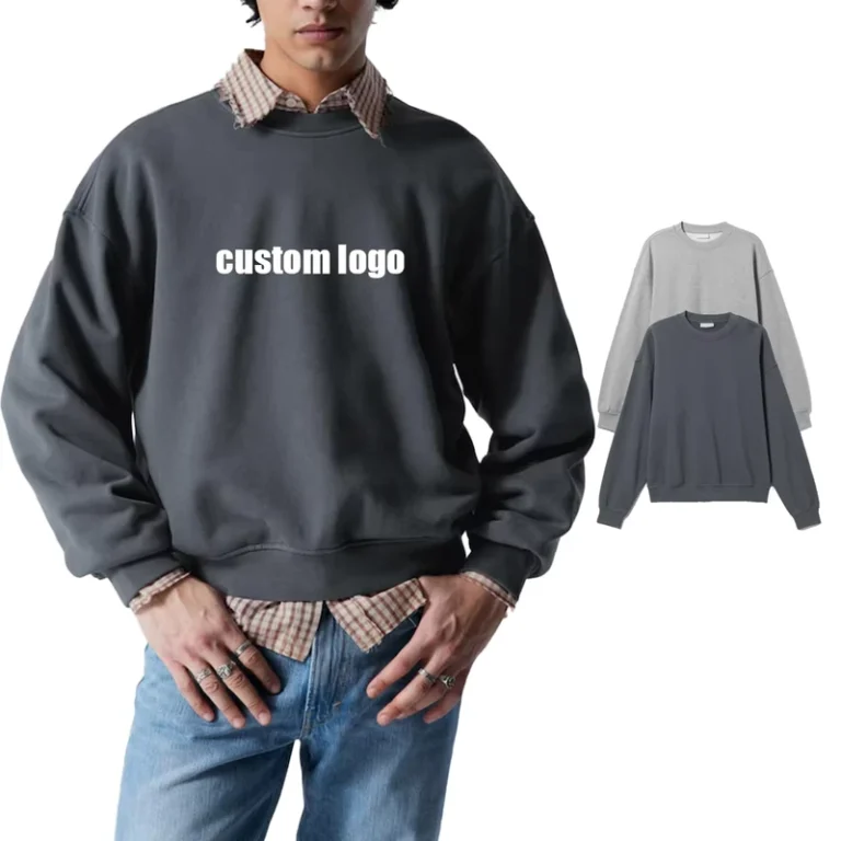 Mens-Loose-Fit-Crew-Neck-Sweatshirt