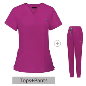 Men’s Medical Nurse Jogger Scrub Uniform Set
