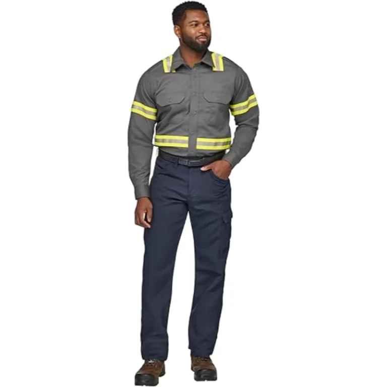 Mens-Midweight-FR-Cotton-Flame-Resistant-Arc-Flash-Safety-Fire-Proof-Visibility-Uniform-Shirt-Henan-China-FRCA8365