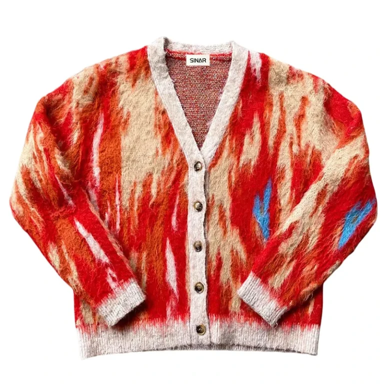 Mens-Mohair-Alpaca-Wool-Blend-Knit-Cardigan-Fuzzy-Winter-Sweater