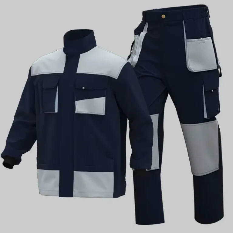 Mens-Multi-Pocket-Construction-Workwear-Coveralls